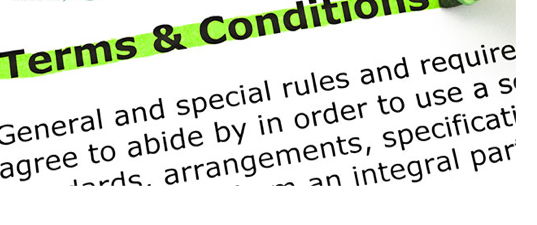 Terms and conditions image - decorative